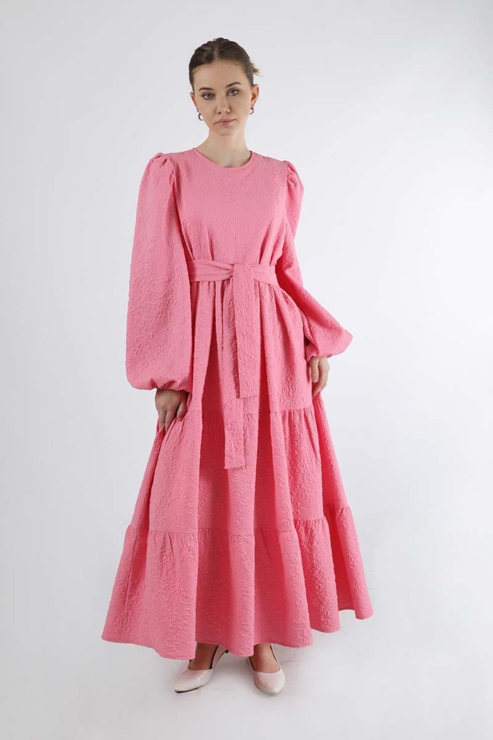 Yara Modest Dress | Ruby