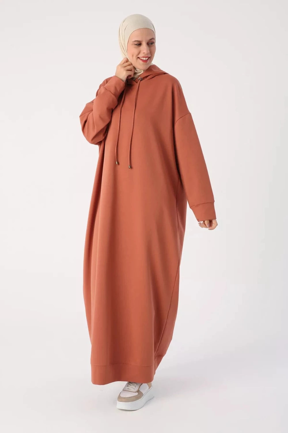 COS + Split Seam Hooded Sweatshirt Dress