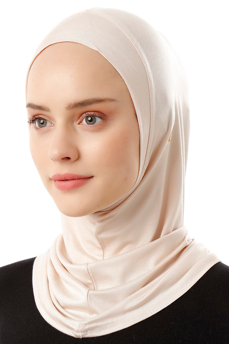 Elegant Full-Coverage Sport Scarf | Beige