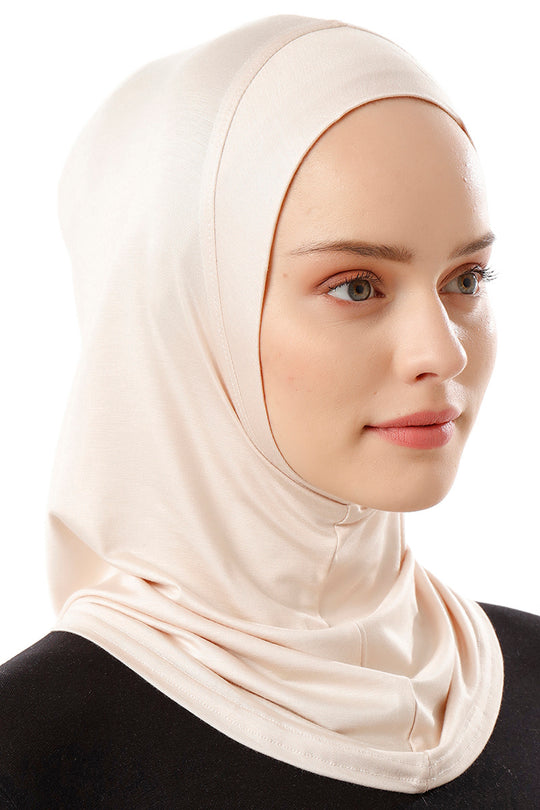 Elegant Full-Coverage Sport Scarf | Beige