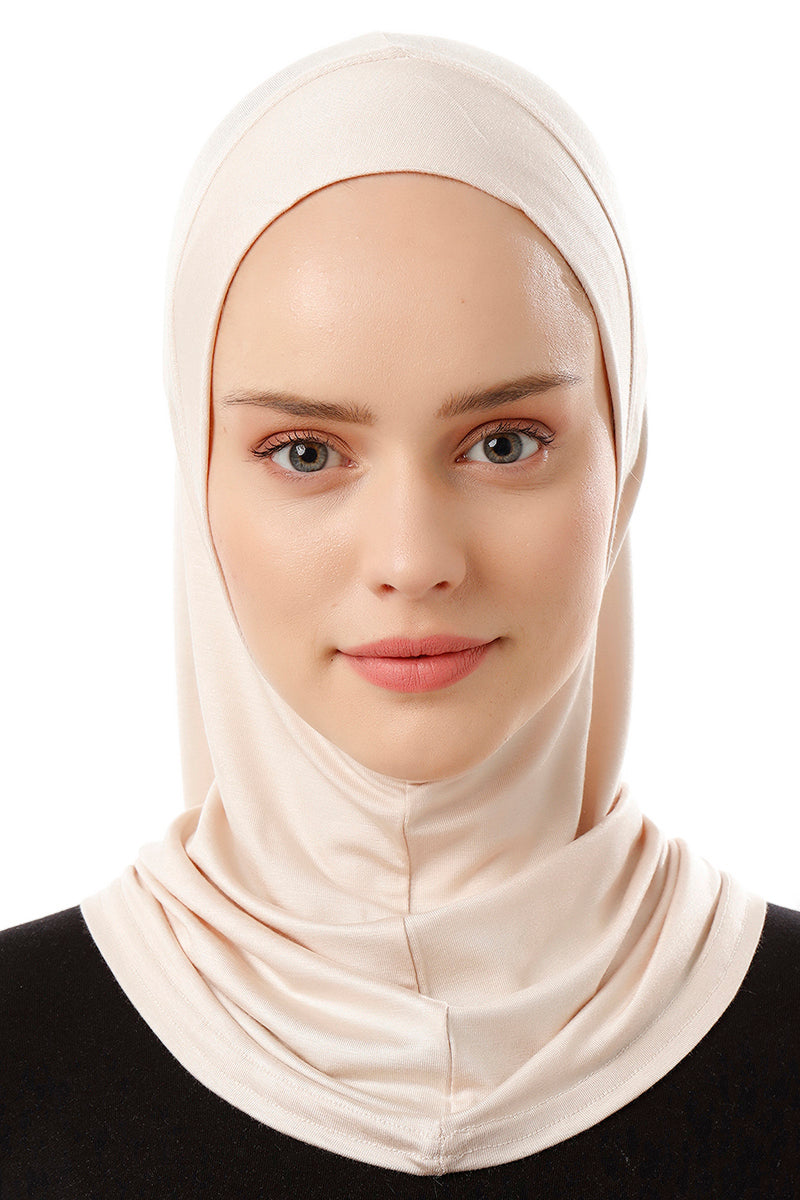 Elegant Full-Coverage Sport Scarf | Beige