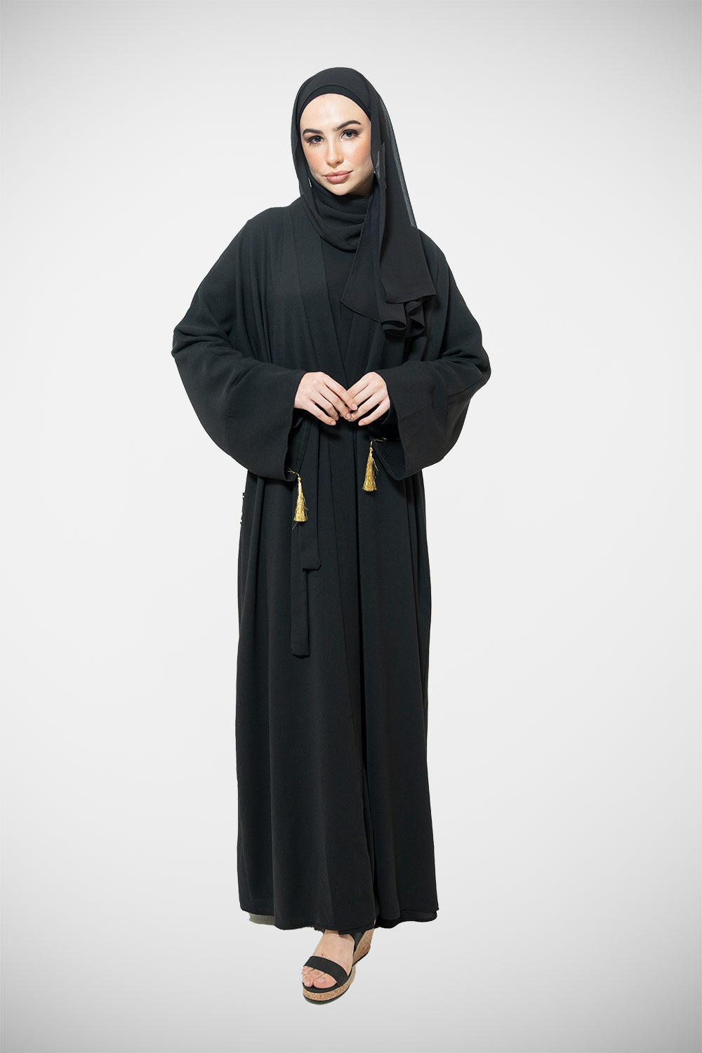 Open Abaya Maxi Open Abayas Long Sleeve Open Abayas Dana Fashion