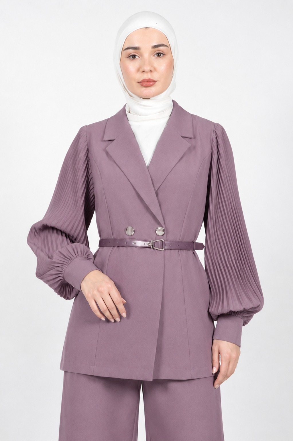 Siina Modest Pants Set | Blush Pink