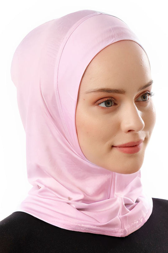 Elegant Full-Coverage Sport Scarf | Light Pink