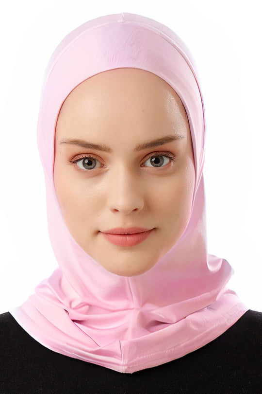 Elegant Full-Coverage Sport Scarf | Light Pink