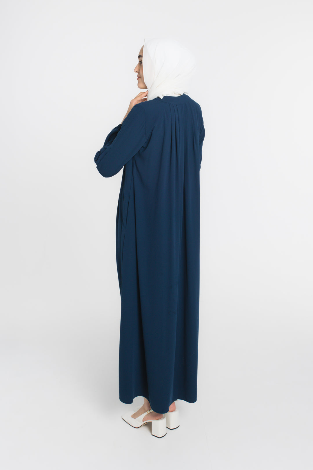 Midnight Flow Modest Abaya | Prussian Blue