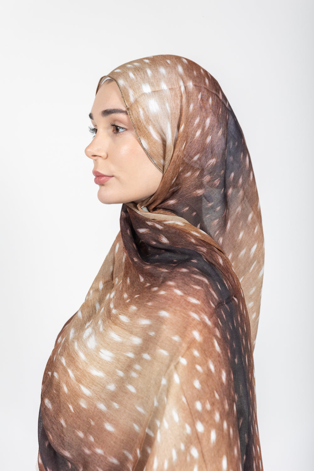 Printed Modal Hijab | Gazelle print