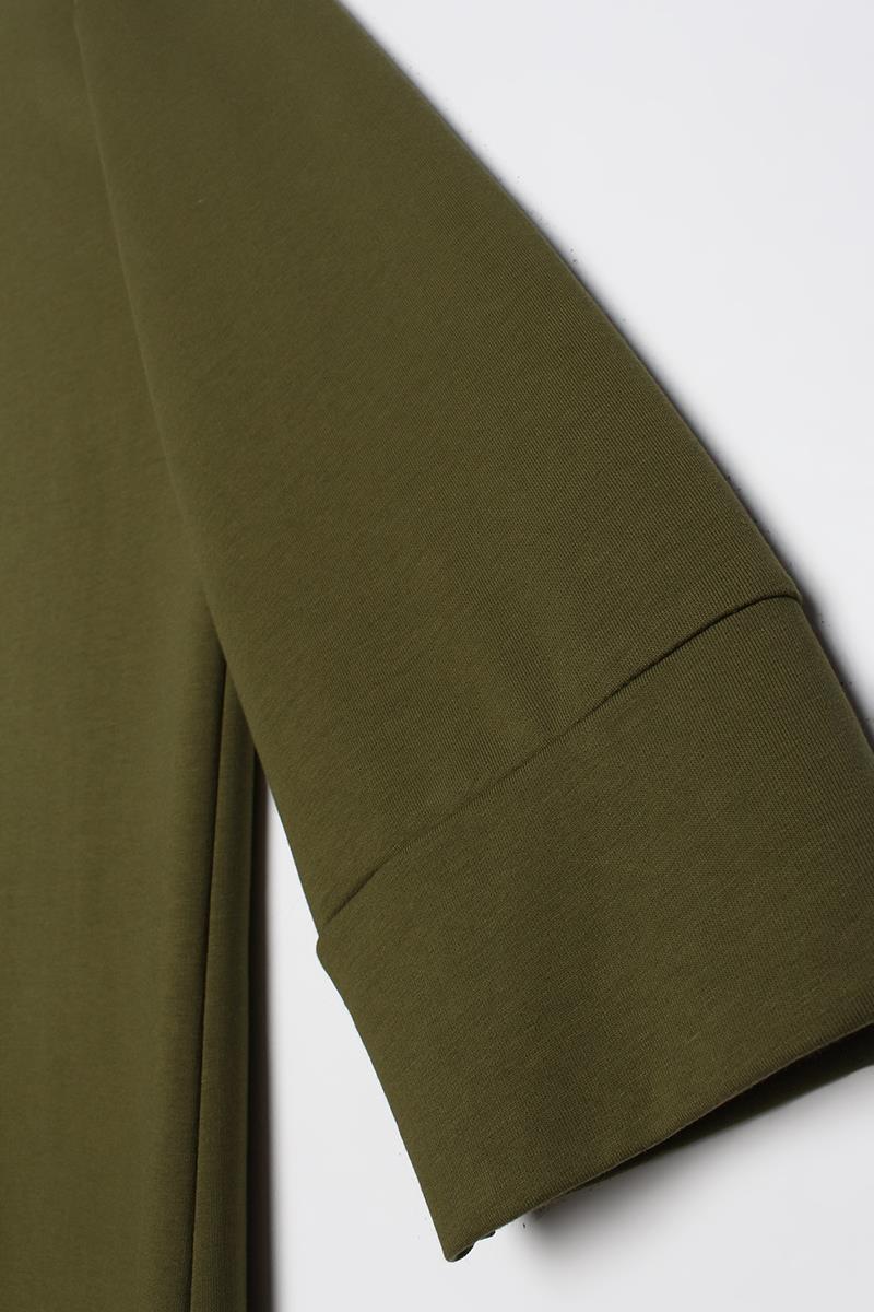 Sara Modest Hooded Chic Maxi Dress | Green