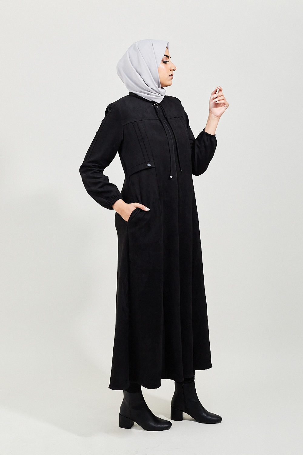 Garcelle Modest Velvet Turkish Jilbab | Dana Fashion