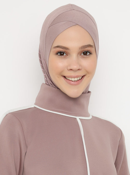 Striped Sport Hijab | Pink