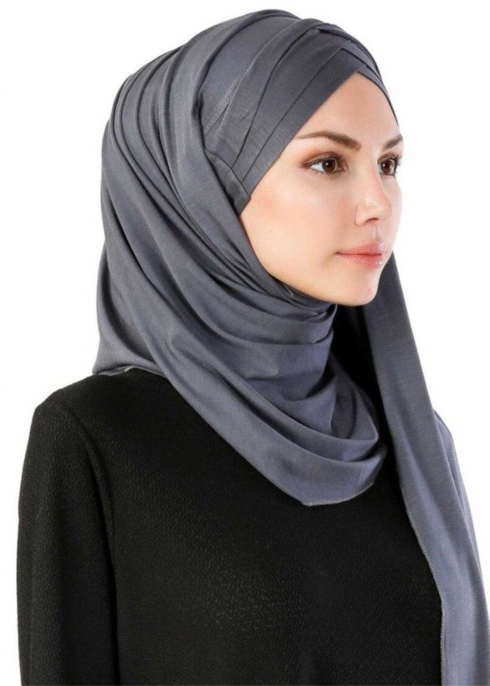 2 in 1 Jersey Hijab Hijab Dana Fashion 