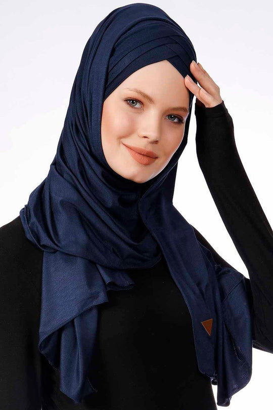 2 in 1 Jersey Hijab Hijab Dana Fashion 