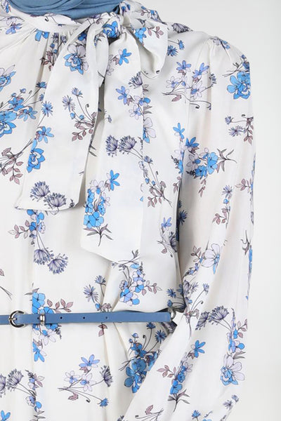 Floral Print Modest Maxi Dress | Dana Fashion