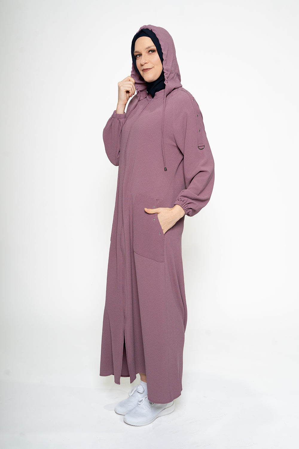 Practical Pocketed Modest Turkish Jilbab | Dana Fashion