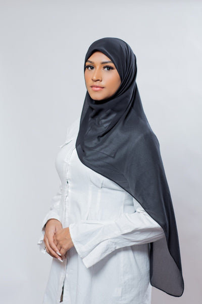 Everyday Chiffon Hijab | Black Hijab Dana Fashion 
