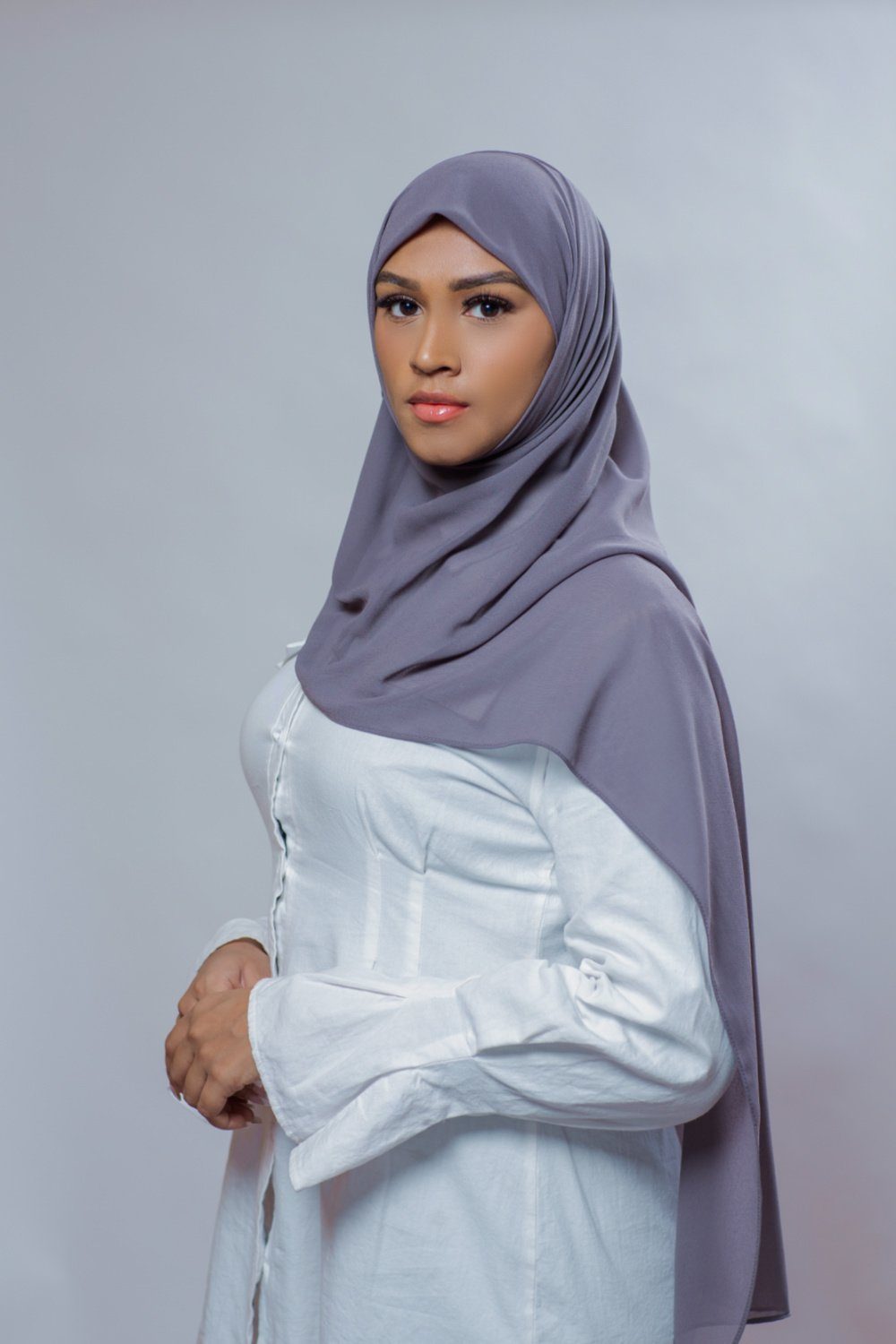 Everyday Chiffon Hijab | Dark Gray Hijab Dana Fashion 