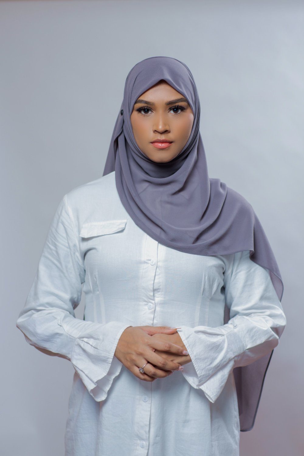 Everyday Chiffon Hijab | Dark Gray Hijab Dana Fashion 