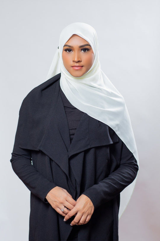 Everyday Chiffon Hijab | Ivory Hijab Dana Fashion 