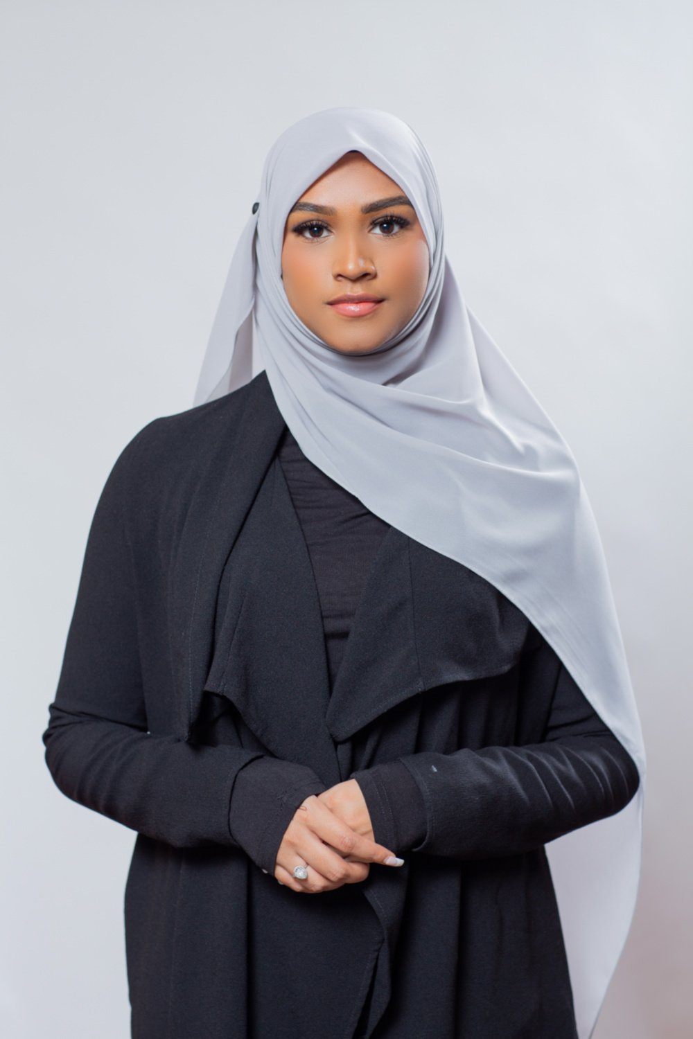 Everyday Chiffon Hijab | Light Gray Hijab Dana Fashion 