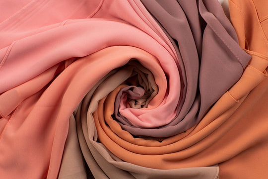 Everyday Chiffon Hijab | Peach Hijab Dana Fashion 