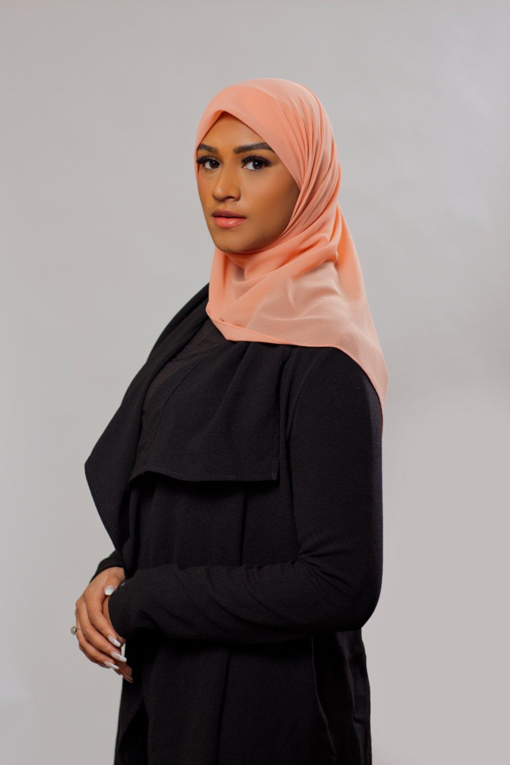 Everyday Chiffon Hijab | Salmon Hijab Dana Fashion 