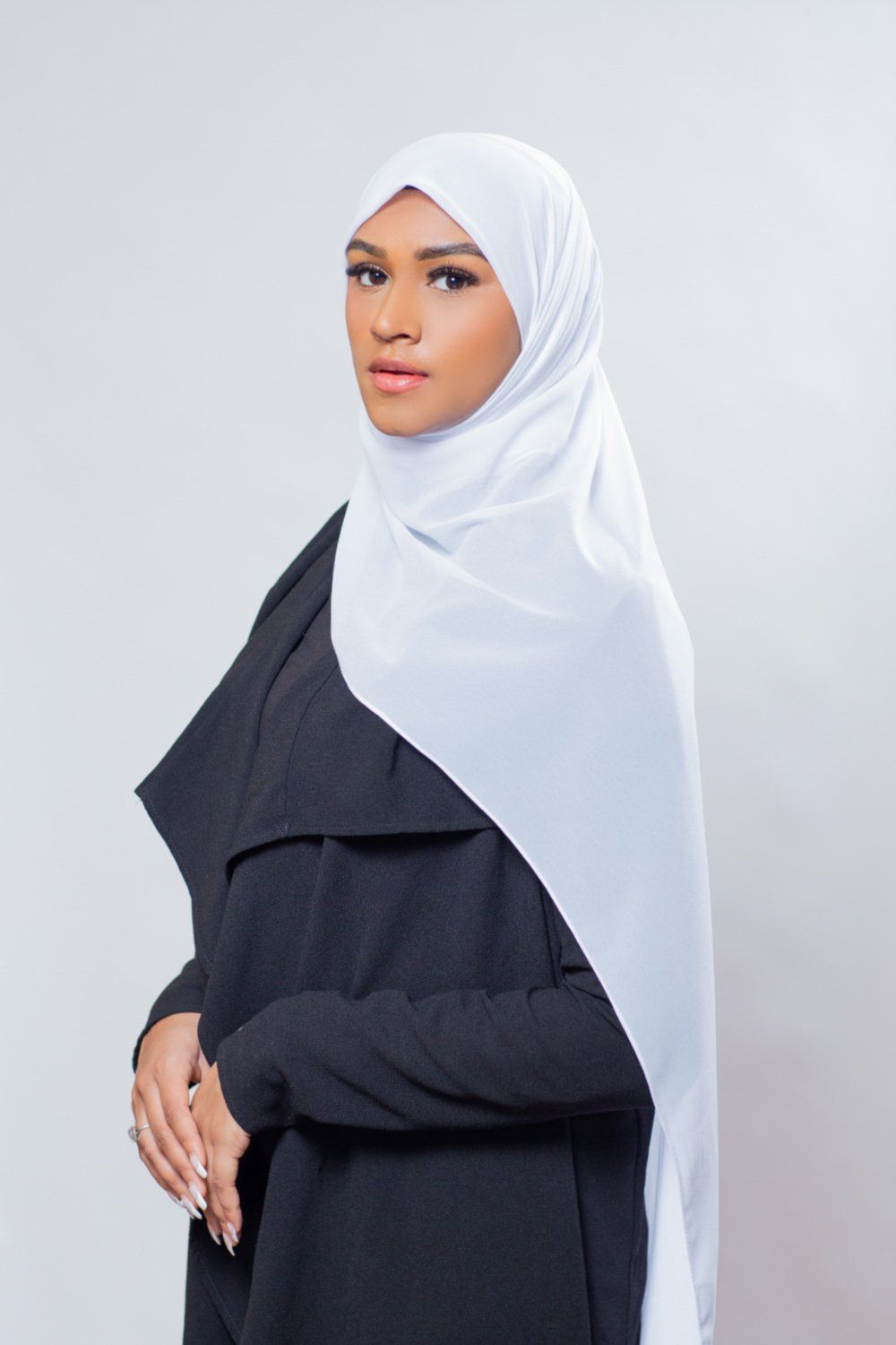 Everyday Chiffon Hijab | White Hijab Dana Fashion 