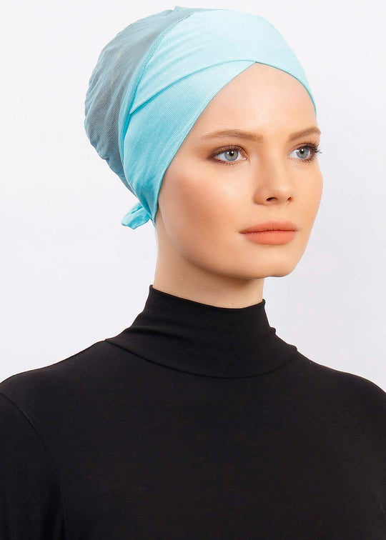 Underscarf Clima Fit Cross | Turquoise Blue