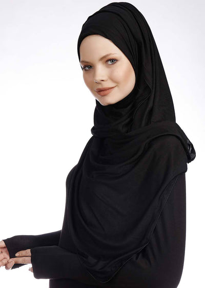 Jersey Hijab | Black Hijab Dana Fashion 