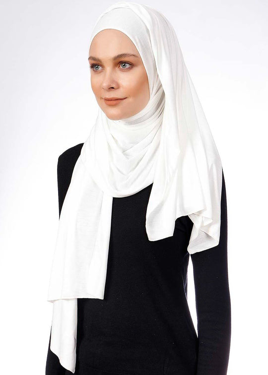 Jersey Hijab | Cream Hijab Dana Fashion 