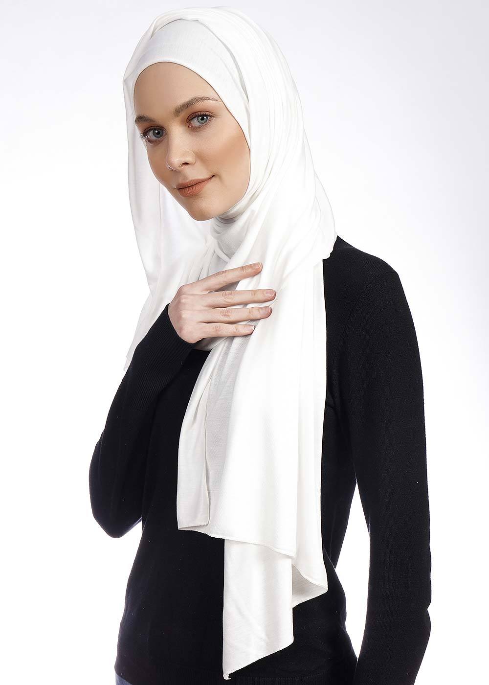 Jersey Hijab | Cream Hijab Dana Fashion 