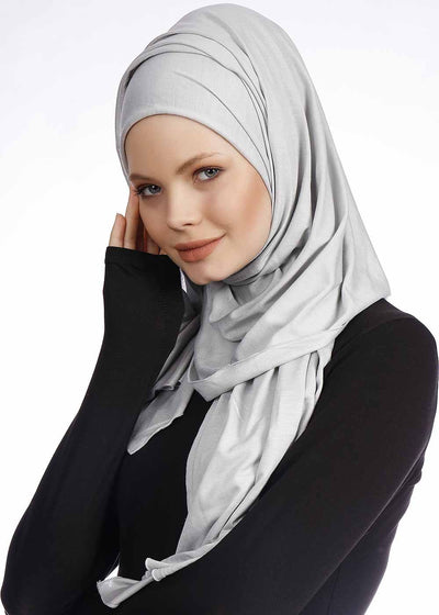 Jersey Hijab | Light Grey Hijab Dana Fashion 