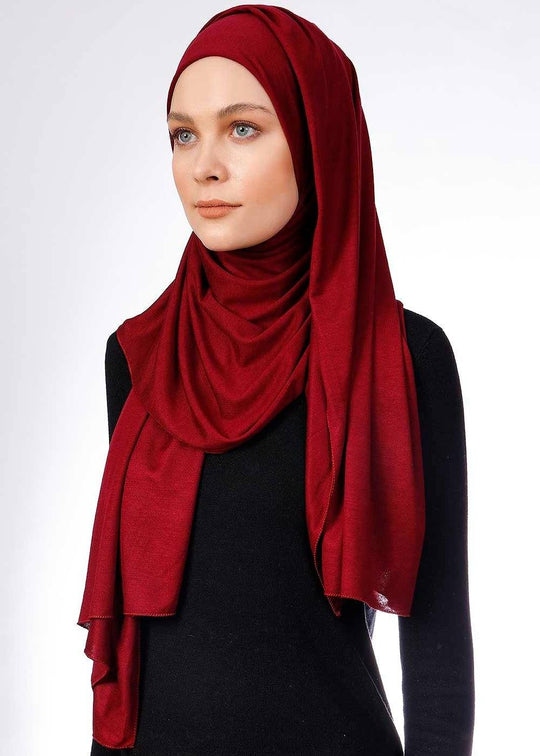 Jersey Hijab | Maroon Hijab Dana Fashion 