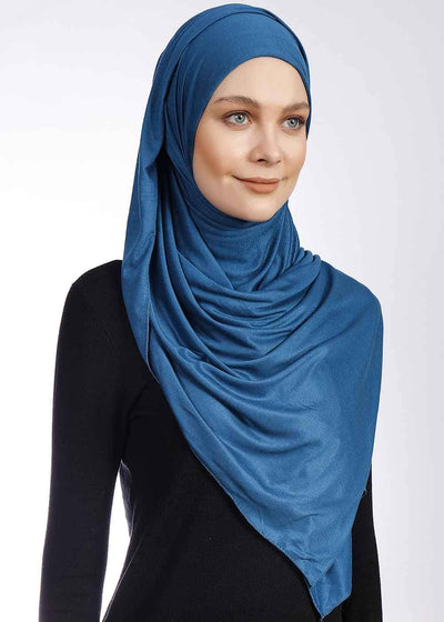 Jersey Hijab | Petrol Blue Hijab Dana Fashion 