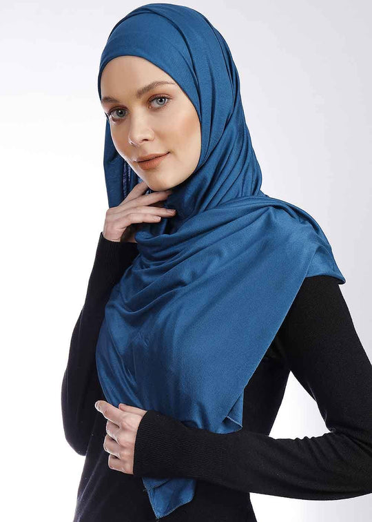 Jersey Hijab | Petrol Blue Hijab Dana Fashion 