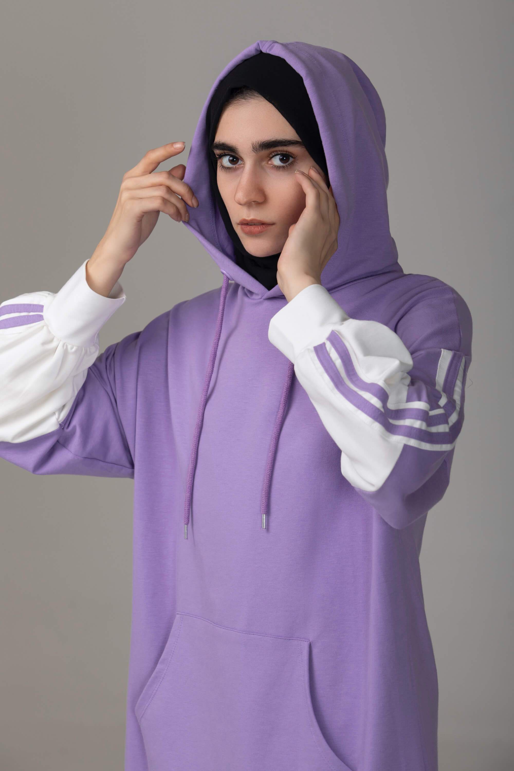 Purple hoodie sales