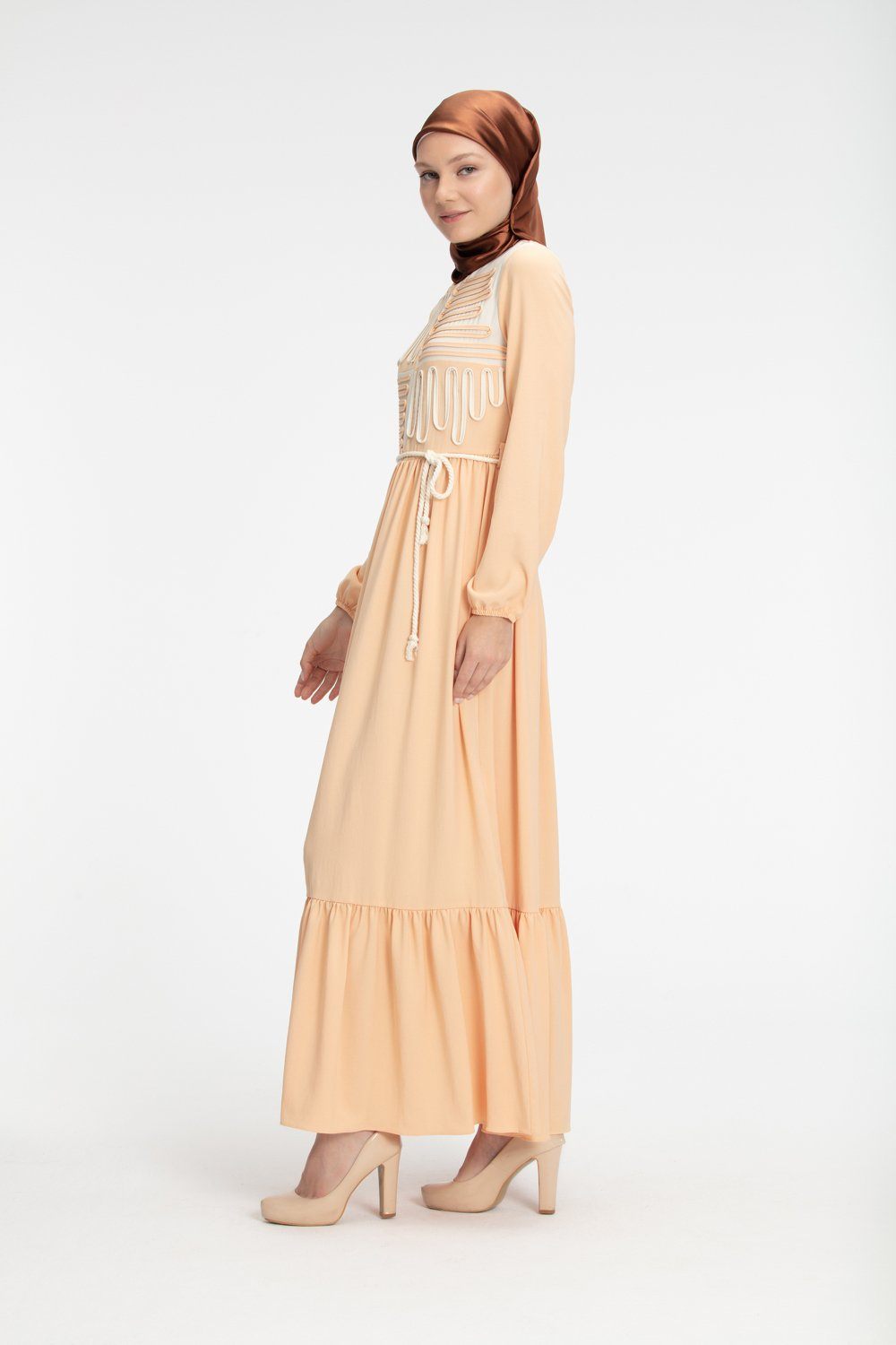 ‘LOREEN’ Dress | Peach Dress Dana Fashion 