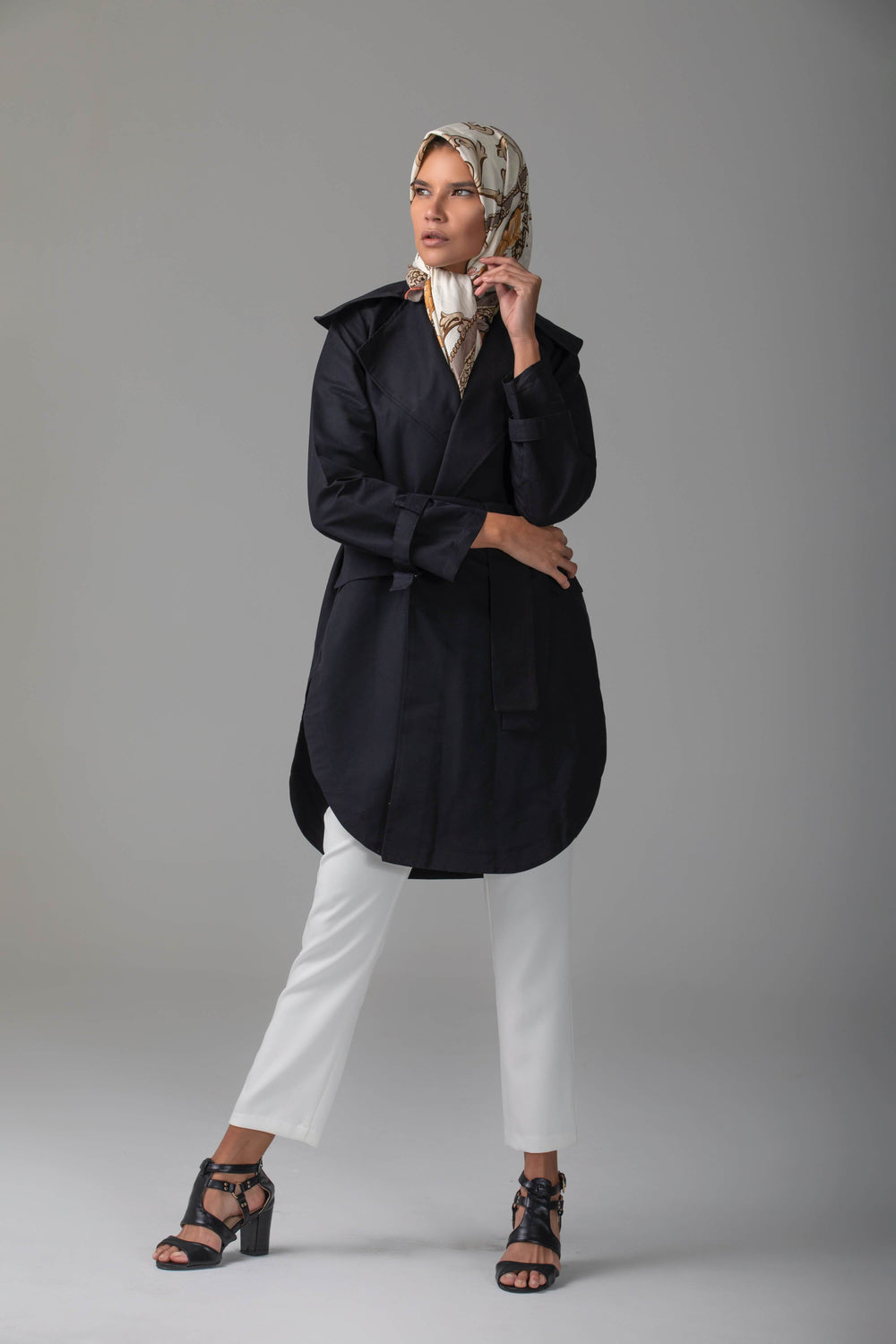 ‘Maya’ Short Trench Coat Coat Dana Fashion 