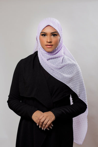 Mosaic Butti Chiffon | Light Purple Hijab Dana Fashion 