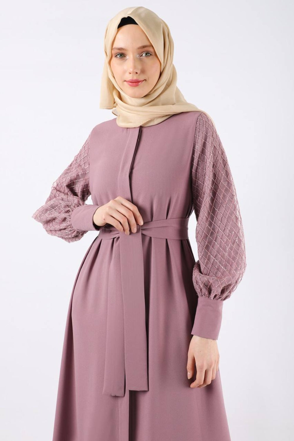 Embroidered Flow Modest Abaya | Dana Fashion