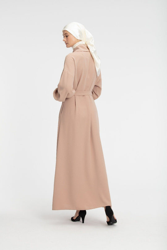 ‘SAMILA’ Top Coat | Blush Jilbab Dana Fashion 